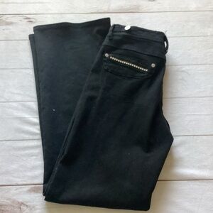 CACHE BLACK Bling  Jeans  Size 6